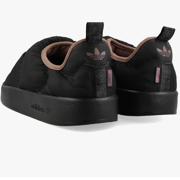 Adidas Puffylette Black Slip-On Sneakers - Picture 2 of 2